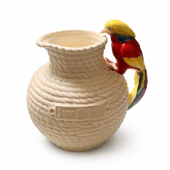 Jose Cuervo Other - Jose Cuervo Ceramic Pitcher 2 qt Parrot Handle Tequila Barware 8” Vintage 1984